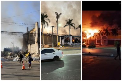 Incêndio: prefeito e presidente da AL se manifestam sobre destruição de shopping 