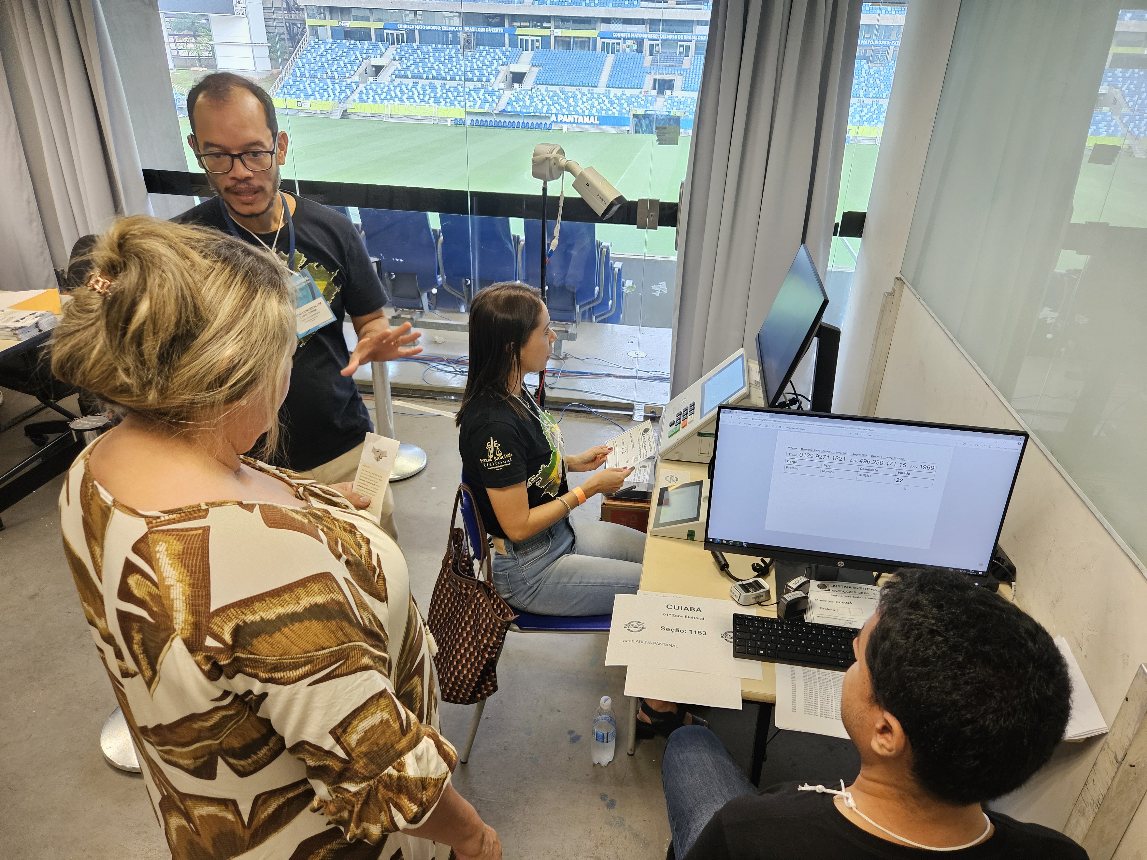 TRE destaca participação de eleitores no Teste de Integridade com biometria 