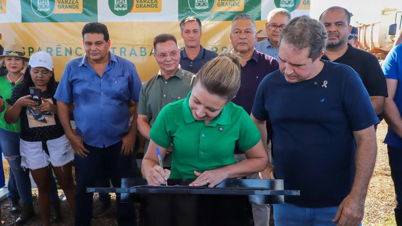 Prefeita de Várzea Grande anuncia pacote de obras estruturantes
