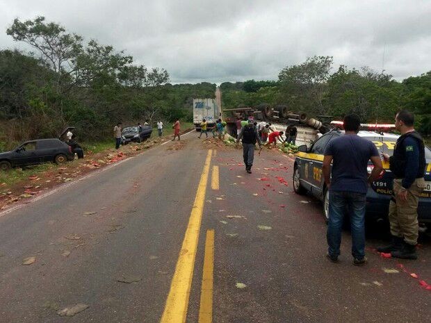 PolÃ­cia detÃ©m 9 indÃ­genas acusados de saques e roubos na BR 070