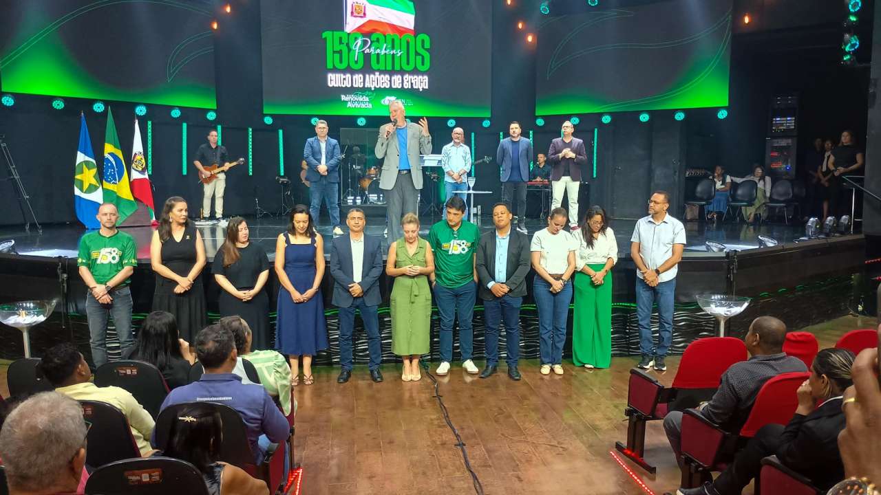 Prefeitura de Várzea Grande encerra evento com culto na IBN Cristo Rei