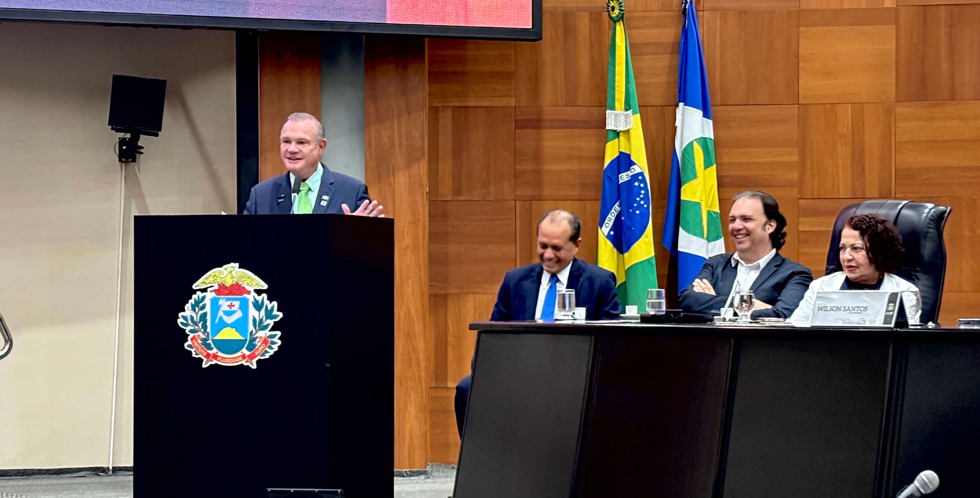 Wellington defende expansão da Ferrovia Vicente Vuolo e destaca legado para MT