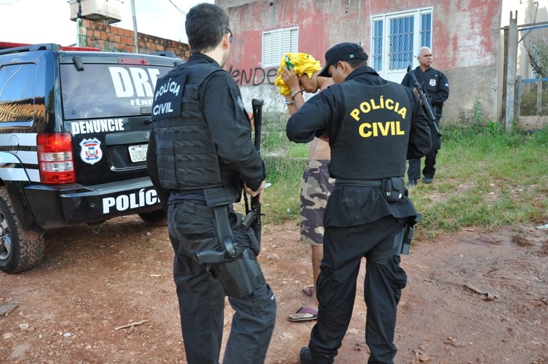 No interior: Polícia Civil prende acusado de latrocínio em flagrante