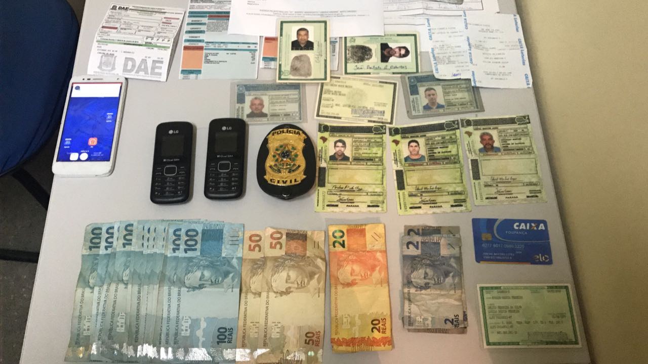 Policiais prendem estelionatÃ¡rios que agiam em concessionÃ¡rias de carros