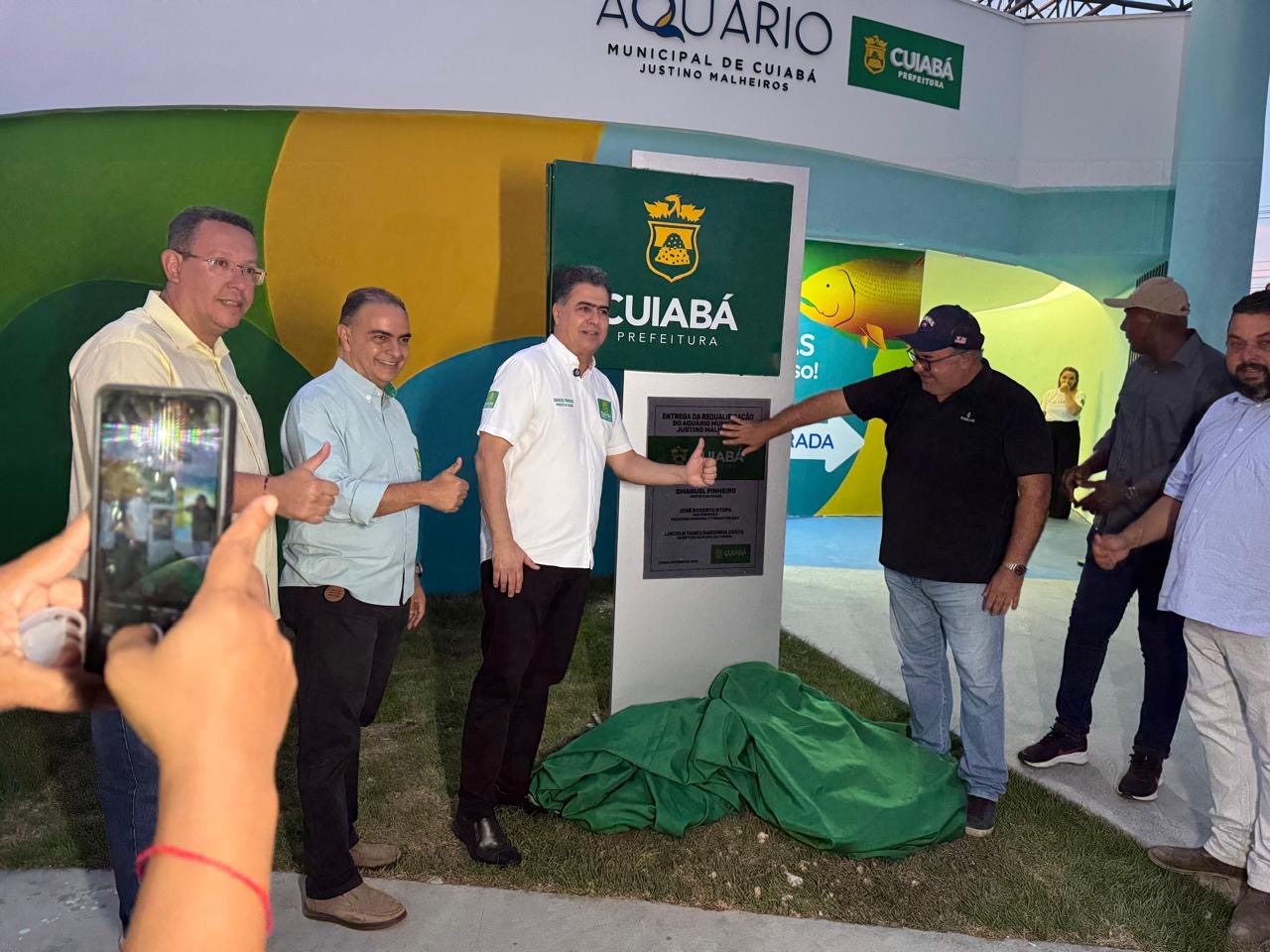 Emanuel entrega novo complexo turístico: Aquário Municipal Justino Malheiros