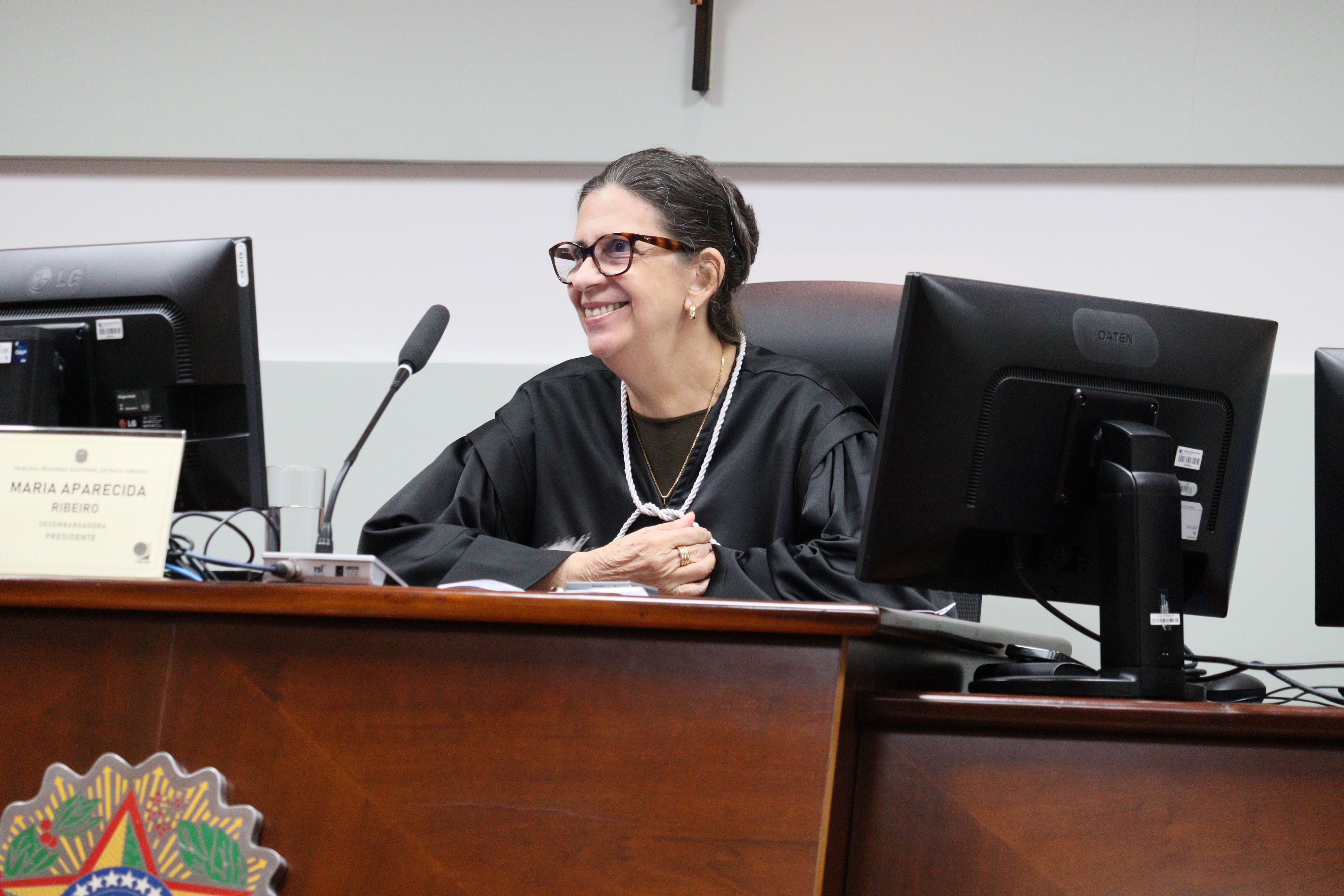 TRE destaca gestão no comando da desembargadora Maria Aparecida Ribeiro