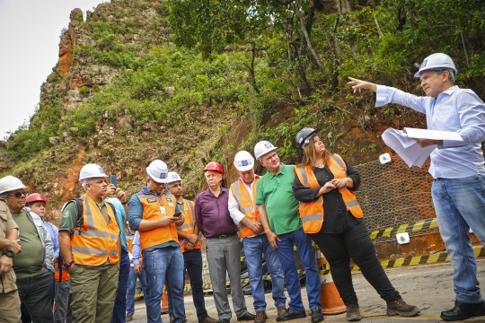 De 15 em 15 dias estaremos aqui, crava Sérgio Ricardo sobre obras no Portão do Inferno